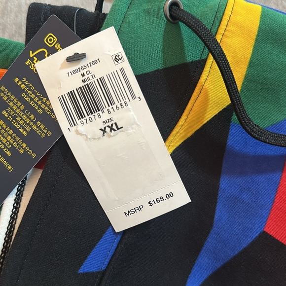 NWT Polo Ralph Lauren Abstract-Print Double-Knit Jogger Pants - Picture 7 of 7